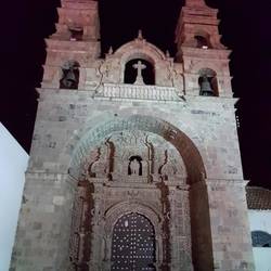 Church at the backside of the market