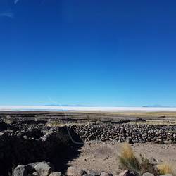 Salar de Uyuni where we had been roaming the previous night