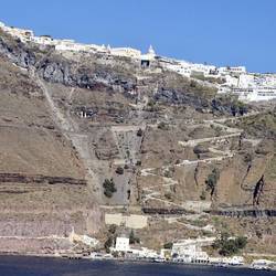 Cable car up to Fira