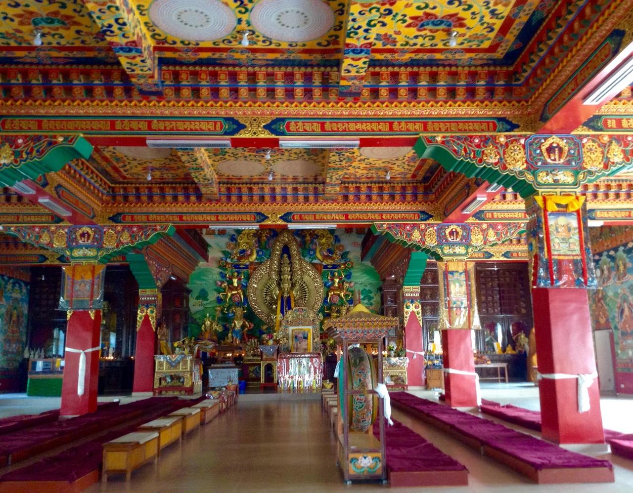 Kopan nunnery, partially destroyed in 2015 earthquake