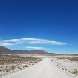 Long isolated road South