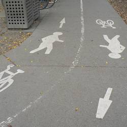 This was the first indication that I really was in a different country. Keep Left!