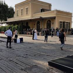 Old Jaffa Railway Station (HaTachana) in Tel Aviv.