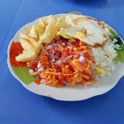 Vegetarian variety of local food