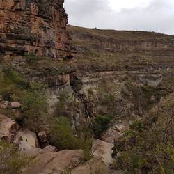 Chiflon Qaqa cave and waterfalls