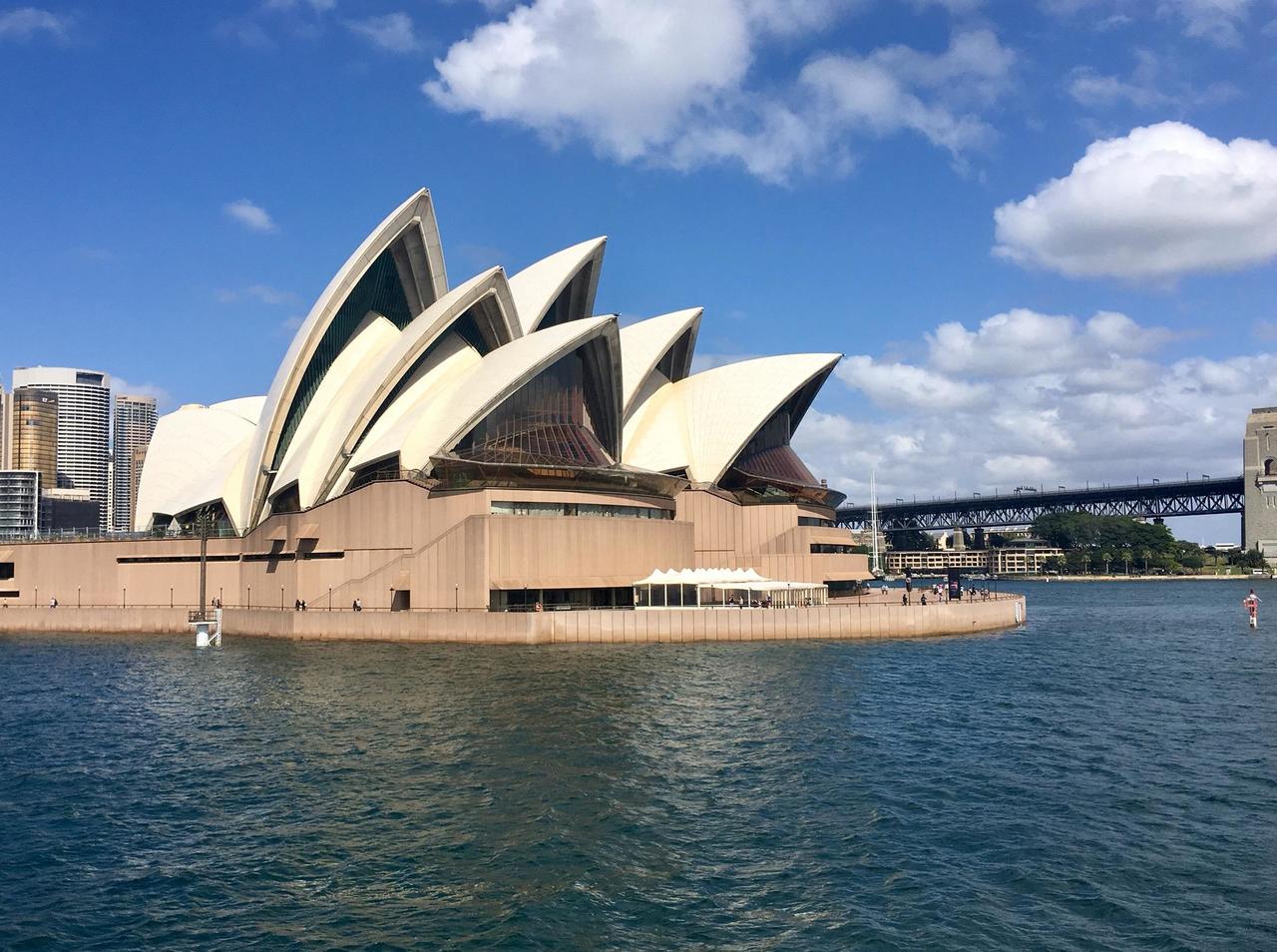Opera house from the harbour