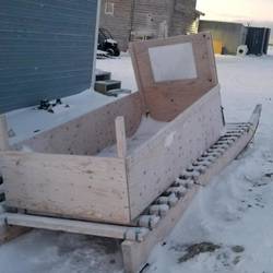 This is a qamittik. Spelled various ways. Sled for snow and ice