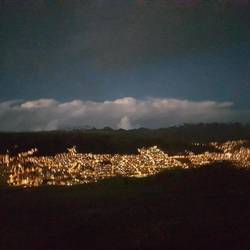 La Paz at night