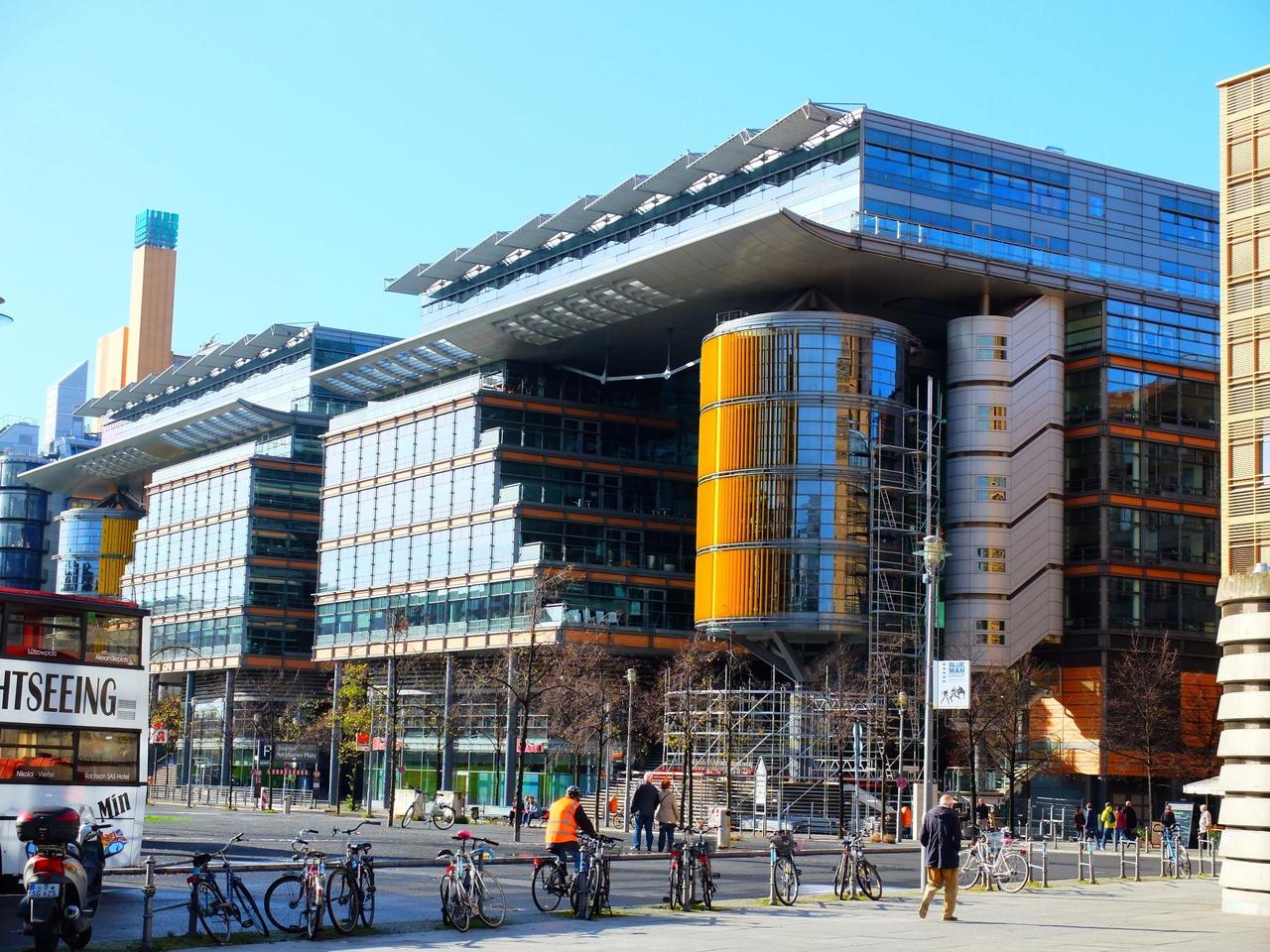 Funky building at Potsdamer Platz