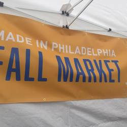 1. Made in Philadelphia Fall Market: unsere Infobude