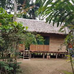 Our camp hut