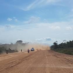 The mud road back to Rurrenabaque