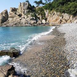 View from my rock at Pebble Beach