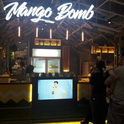 Standing in line patiently