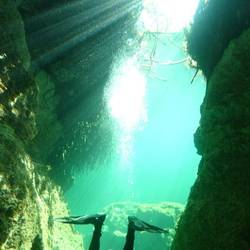 Diving through the crack