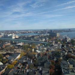 View from top of Bunker hill monument