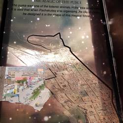 Puma shaped map of Cusco