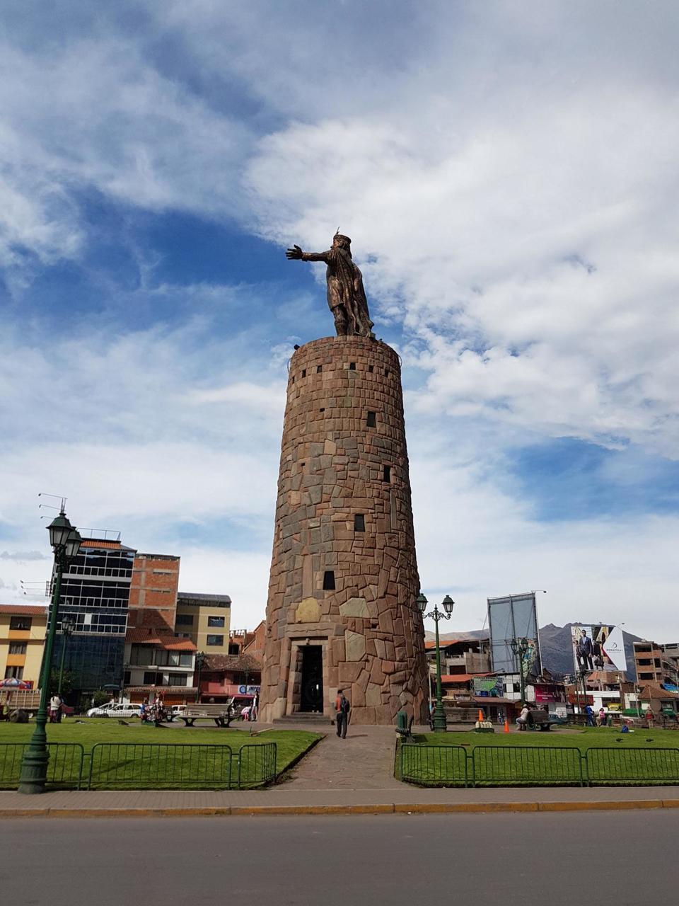 The Pachacutec roundabout in Cusco