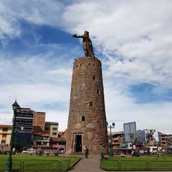 The Pachacutec roundabout in Cusco
