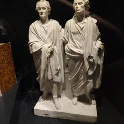 Entwurf des Goethe und Schiller-Denkmals in Weimar
