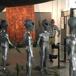 "Aliens" at Roswell Museum.