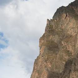 The Inca king profile with the crown in the middle