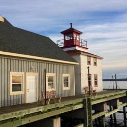 The old wharf in Pictou.