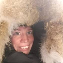 Today, today I broke out the BIG parka.