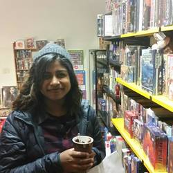 Florence - Boardgames Store (with Lindt hot chocolate in hand)