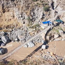 Bridge across Rio Colca