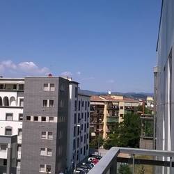 Ausblick vom Balkon
