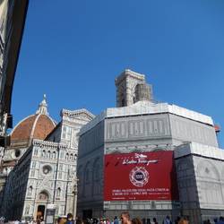 Kathedrale Santa Maria del Fiore mit Baptisterium San Giovanni