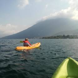 Kajakfahrt auf dem Lago Atitlan