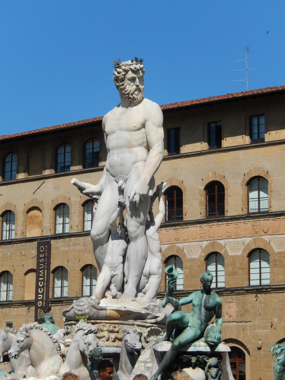 Neptunbrunnen auf der Piazza della Signoria