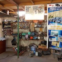 Inside of the Econorental garage