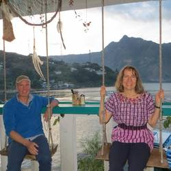 Im israelischen Café Sababa am Lago