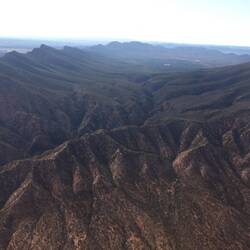 The land folded like a piece of origami