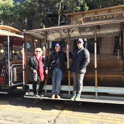 Riding the cable cars