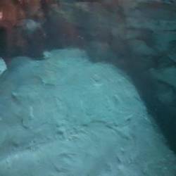 The bottom of the cave