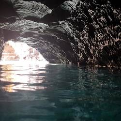 View outside from the cave