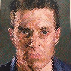 Portrait by Chuck Close