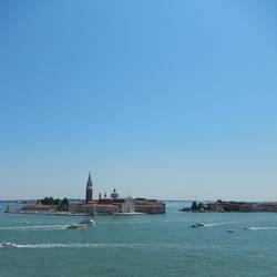 San Giorgio Maggiore links, Giudecca rechts