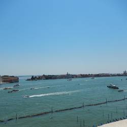 San Giorgio Maggiore links, Giudecca rechts