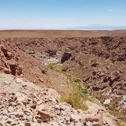 Valley of the puritama hot springs
