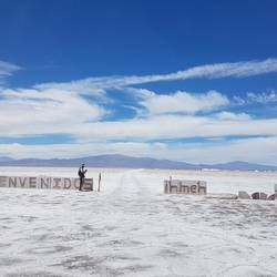 Entrance to the salt plains