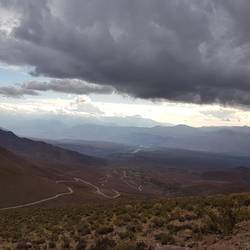 The winding way up to the viewpoint