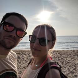Happy am Strand