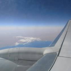 One hour left before approaching - deep under, the Mediterranean coast of Egypt!