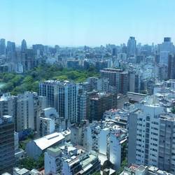 Buenos Aires - view of Palermo from apartment