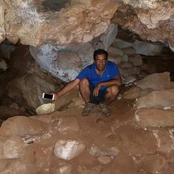 At the entrance of the 2nd chamber